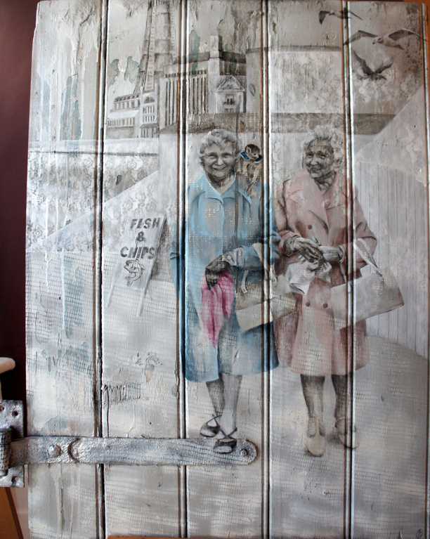 Gregs wooden door